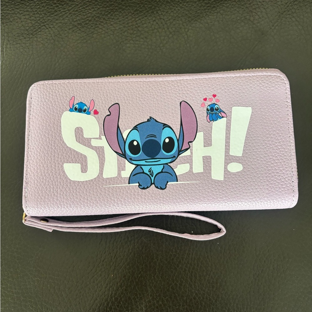 1 Stitch Zip Around Wallet Wristlet - Pick 1 - Picture 3 of 10